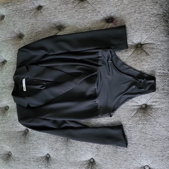 Jackets & Coats Zara Bodysuit Blazer Poshmark